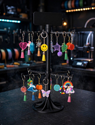 Rotating countertop jewellery - rotating,
