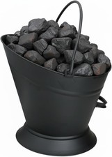 Large Waterloo Fire Coal Log Hod Bucket Fireside Fireplace Scuttle Holder BBQ