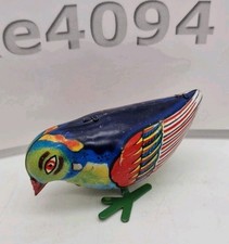 Vintage Blue Bird Wind Up