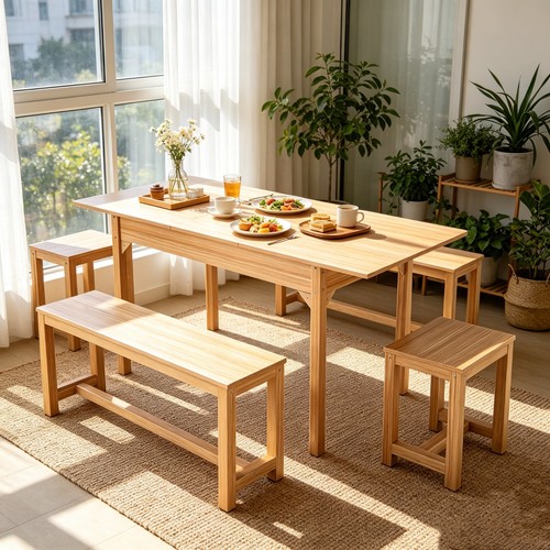 Extendable dining table and - table,
