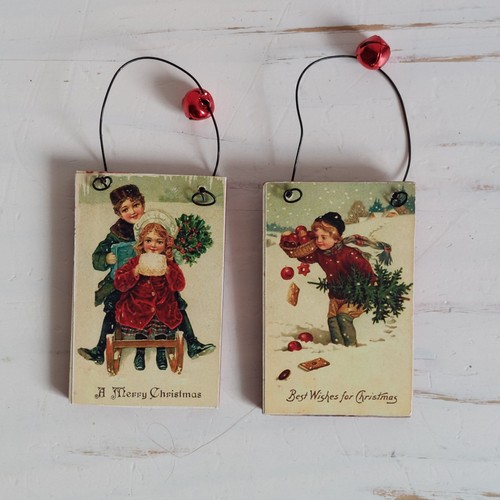 Retro style wooden - wooden, winter