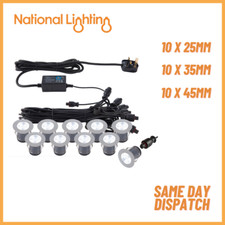 Recessed LED Decking Light Kit Outdoor Ground Lights for Garden,Pathway-IP67