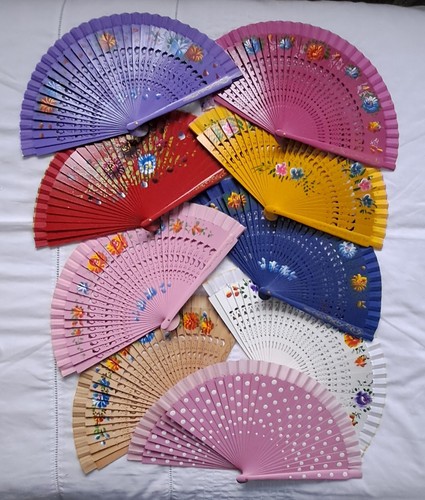 Spanish wooden fans - spanish,