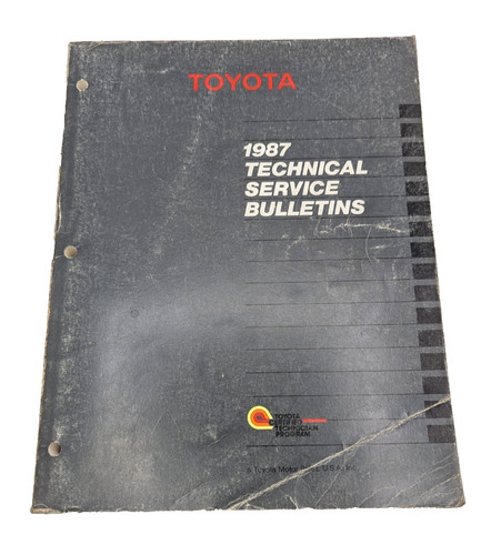 Toyota 1987 oem - oem, bulletins
