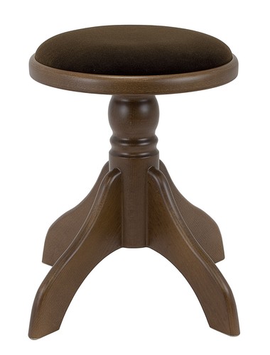 Piano stool walnut wood - walnut,