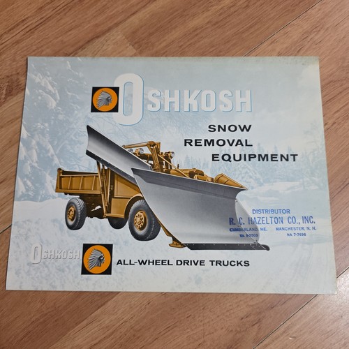 Vintage oshkosh snow removal - snow,
