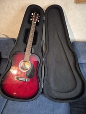 Johnson by Axl JG-610-R Acoustic Guitar with Safety Case