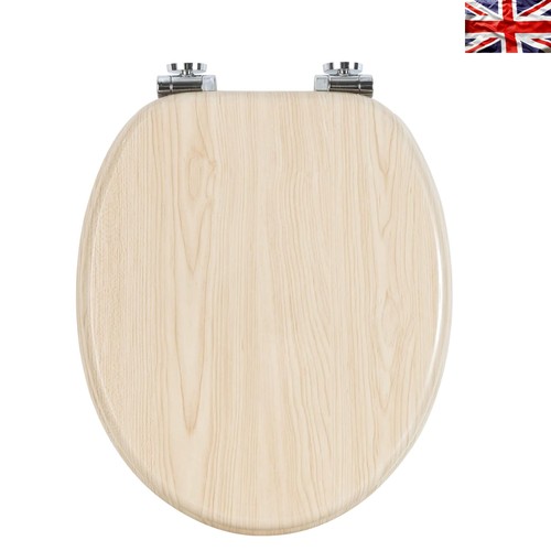 Mdf oak toilet seat with - seat,