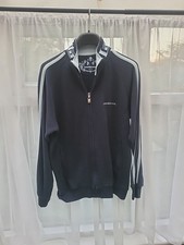 Mens Lambretta Zip Up Jacket With Zip Pockets. Large. Navy Blue. Used Good Cond.