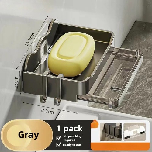 Wall mounted soap holder - mounted,