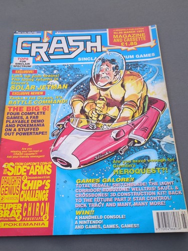 Crash magazine issue march - issue, 86