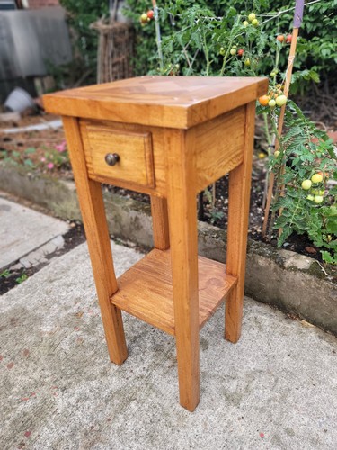 Side end table - side, tall