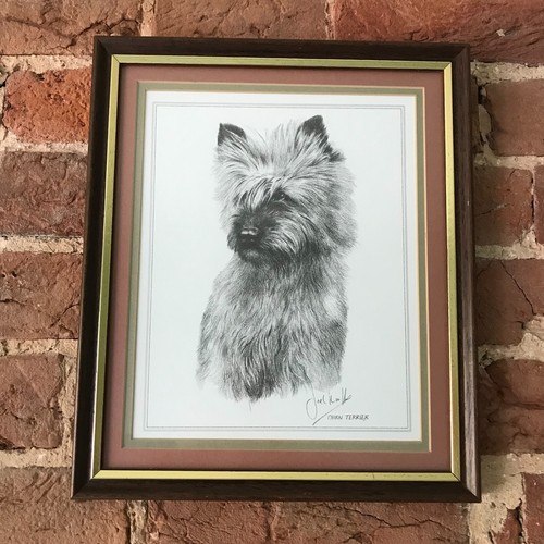 Cairn terrier dog art - dog,