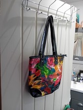 Bueno Floral Tote Bag, Double Handles, Zip Fasten