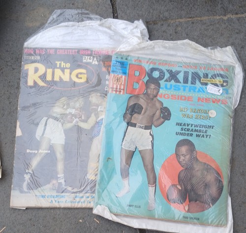Vintage boxing magazines - boxing,