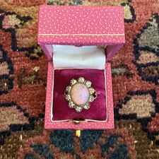 Antique Edwardian Opaline and