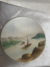 Hand Enameled Antique Plate
