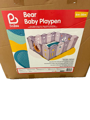 Bezou bear baby play pen - bear,