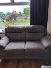 Electric Recliner Sofa 3-Seater, 2-Seater with Large Storage Footstool