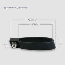 3K Carbon Fiber Clip On Number