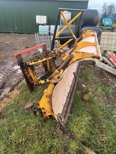 Snow plough tractor - snow,