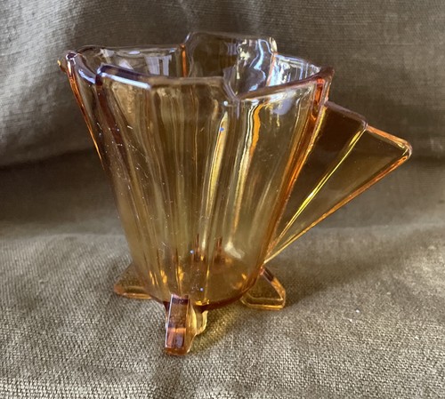 Gorgeous art deco amber - art, glass
