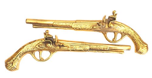 Vintage pair large brass - large, 14"