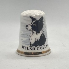 Vintage Thimble with Black and
