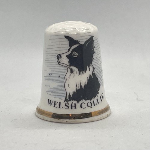 Vintage thimble with black and - with,