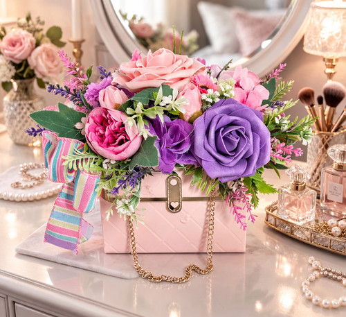 Handbag flower display - flower,