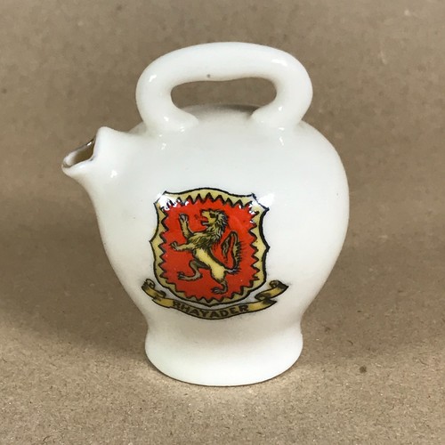 Rhayader crested jug carlton - rhayader,