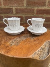 Yankee Candle Teacup Saucer Candle Holders x2