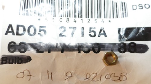 Bmw hex nut 07119921038 - bmw, nut,