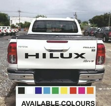 1x  TOYOTA HILUX TAILGATE TRUCK CAR VINYL STICKERS / DECALS GRAPHICS TOY1