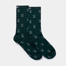 Sustainable Forest Green Bamboo Socks - Large + Medium, plastic-free, soft