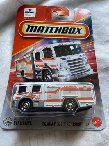 Matchbox scania 360 fire - matchbox,