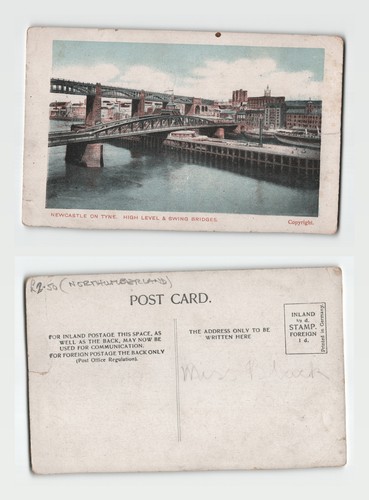 Postcard newcastle upon - upon, tyne