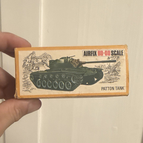 Airfix scale patton tank - scale,