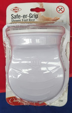 Safe-er-Grip Shower Foot Rest, Acrylonitrile Butadiene Styrene (package damaged)