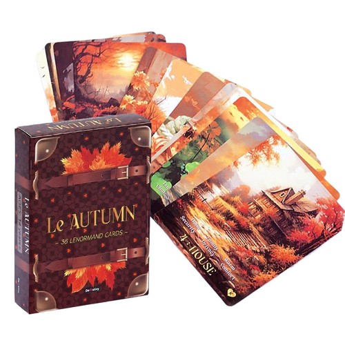 Autumn lenormand cards - le,