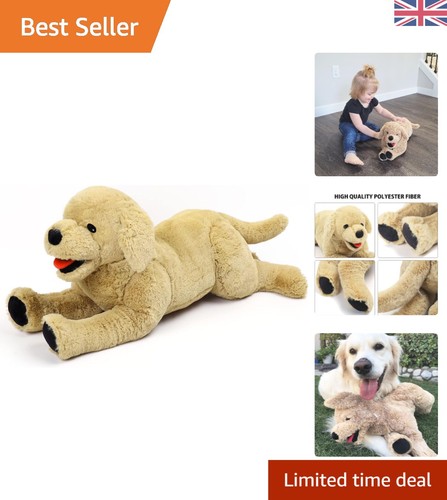 Cuddly golden retriever plush - cuddly,