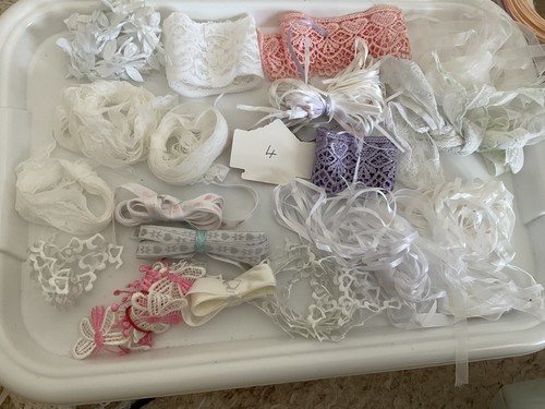 Job lot ribbon pieces - job, over