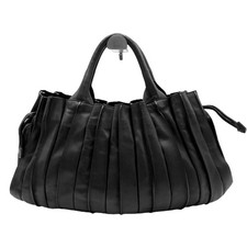 Lupo Pleats Handbag Tote Bag