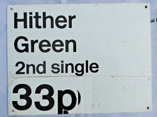 HITHER GREEN - TICKET MACHINE SIGN - British Railways Southern Region