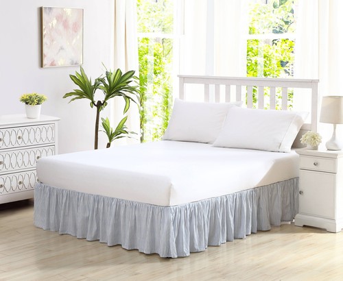 Laura ashley cotton ruffled - ashley,