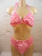 sissy pink COTTON bra  panties