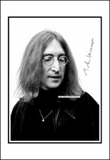 John Lennon, Autographed, Cotton Canvas Image. Limited Edition (JL-200)