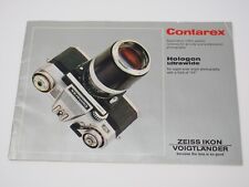Contarex Camera Sales Brochure