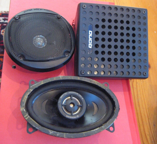 Vintage classic car speakers - vintage,