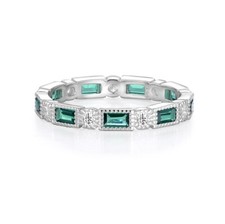 Ladies Art Deco Halo Style 925